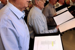 Fra øvelsen 14.03.11. Fra venstre: Karsten Andersen, Bjarne Knoph, Per Chr. Wettre og Tor Bjørn Jensen. Foto: KARL BRANAAS Budstikka.