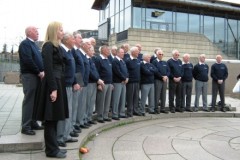Fra åpningen av torgdagene på Asker Torg 18.april 2009