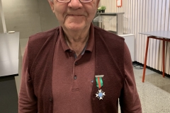 Terje Asdøl har fått 20 års medaljen på etterskudd!